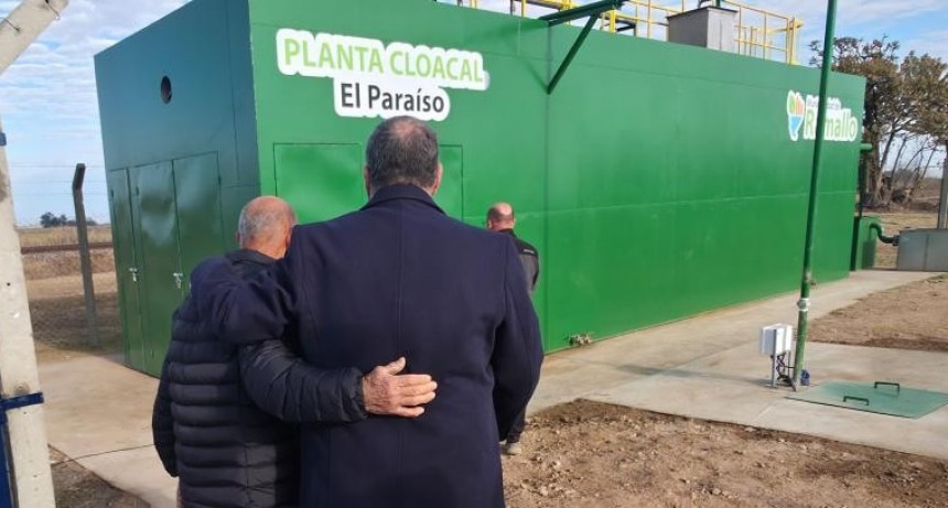 Obras públicas, política y deuda social: lo que deja la inauguración de la planta cloacal en El Paraíso