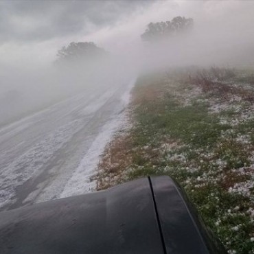 Granizo en ruta 51, Pérez Millán y La Violeta