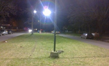 Repotenciación del alumbrado público en la Av. Mitre de Ramallo
