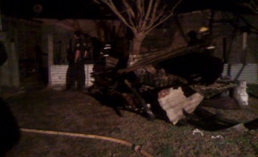 Se incendió otra vivienda en Barrio Sur