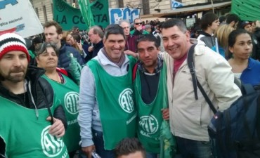 Los trabajadores de ATE se movilizaron a Plaza de Mayo