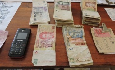 Desbaratan red de quiniela y mesas de juego clandestino en Ramallo