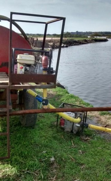 Se robaron las bombas del circuito de motocross