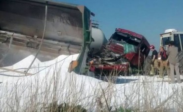 Fuerte choque en ruta 51