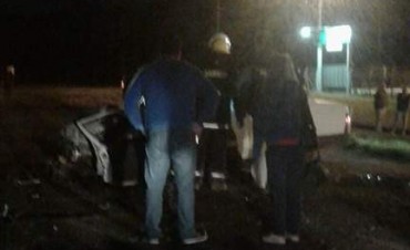 Triple accidente con una persona fallecida