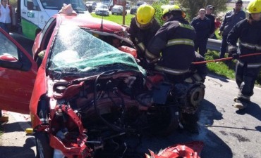 Grave accidente en ruta 51 y 9 