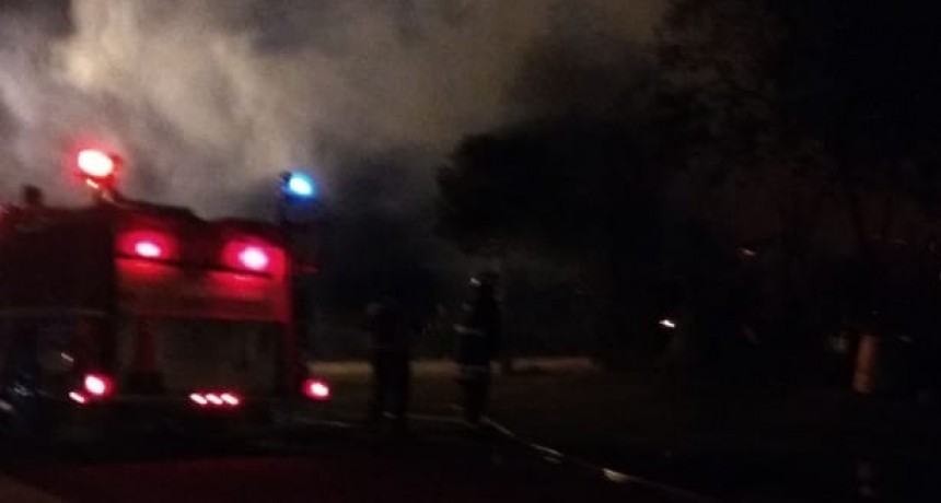 Incendio en una vivienda en Ramallo