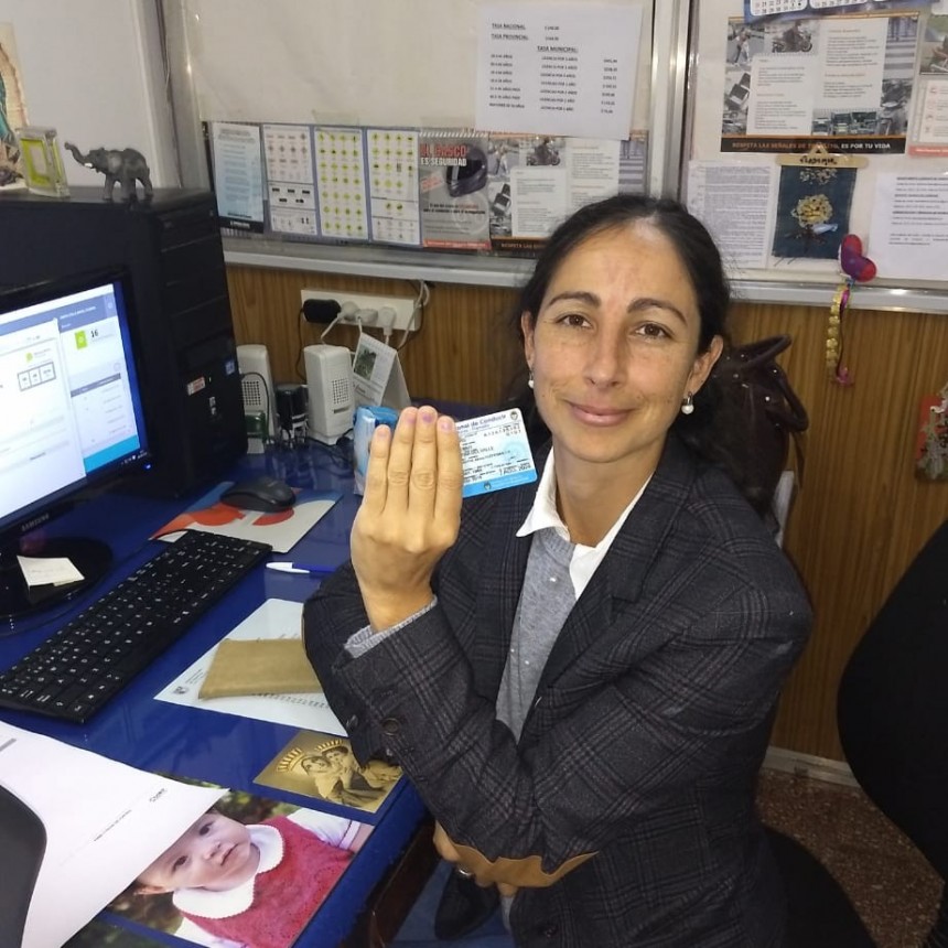 Hoy se empezaron a imprimir las licencias de conducir en Ramallo