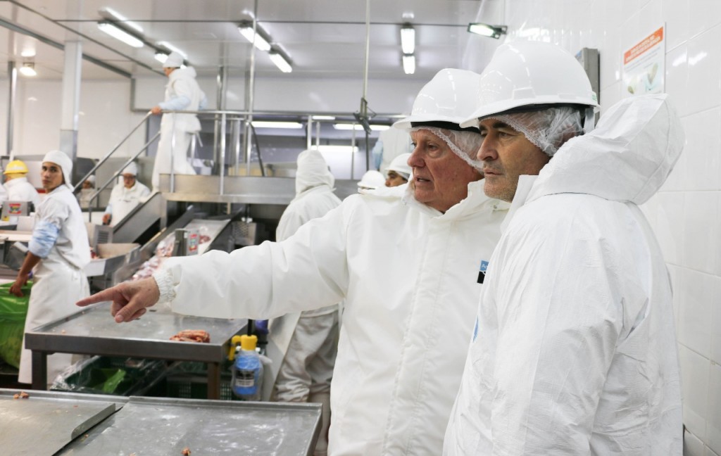 Visita al frigorífico Arre Beef