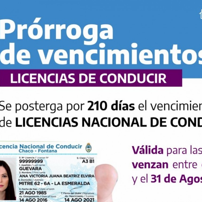 Volvieron a prorrogar el vencimiento de las licencias de conducir en la provincia de Buenos Aires