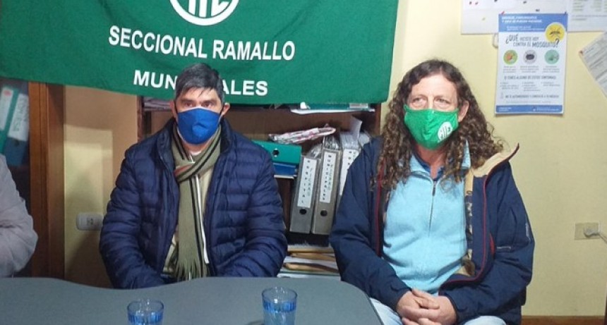 Oscar De Isasi secretario general de ATE Buenos Aires visitó Ramallo