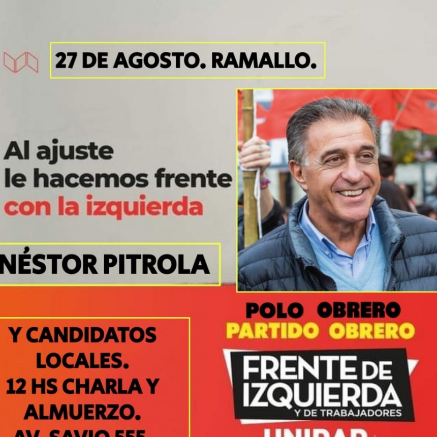 Pitrola visita Ramallo