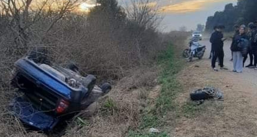 Tres accidentes viales movilizaron a Bomberos Voluntarios y al personal de emergencias