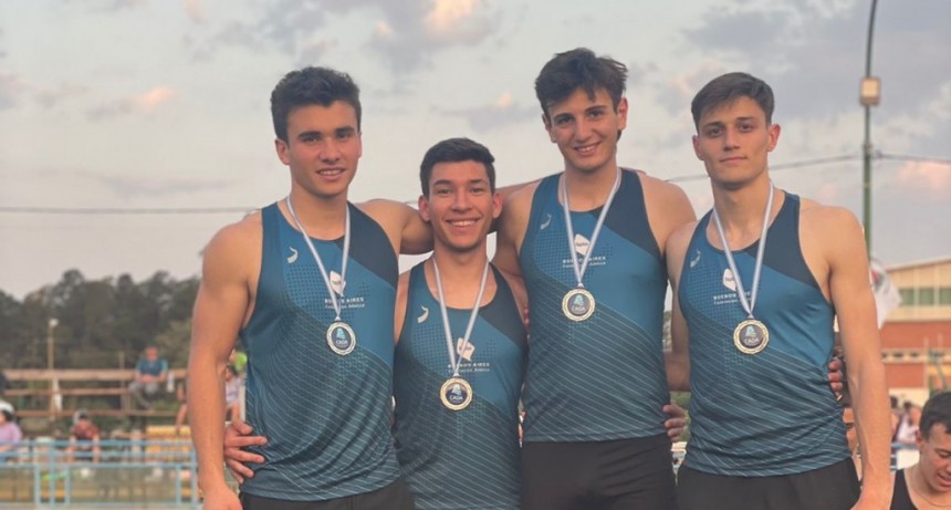 José Simó obtuvo la medalla de plata con la posta de la provincia