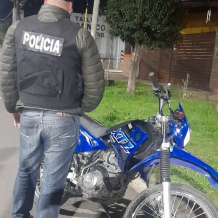 Esclarecen hurto de una motocicleta y la recuperan en San Nicolás
