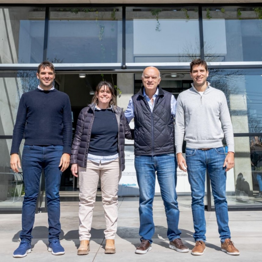 Dirigentes de la Segunda Sección se reunieron en San Nicolás con la presencia de Grindetti