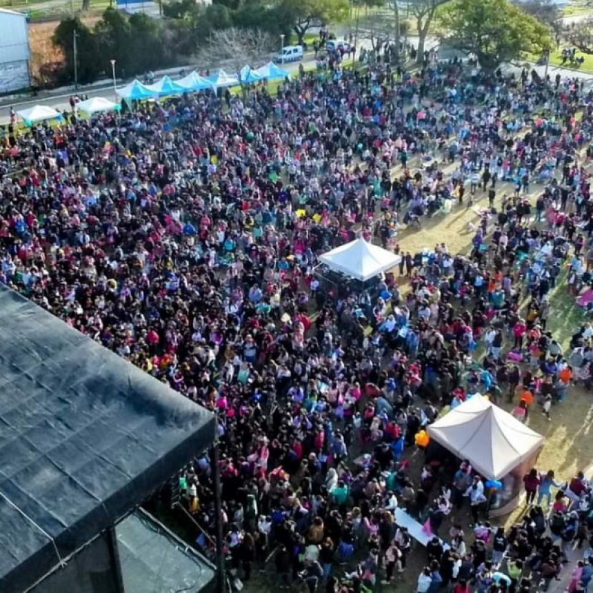 Una multitud disfrutó del Día de las Infancias en el Paseo del Puerto