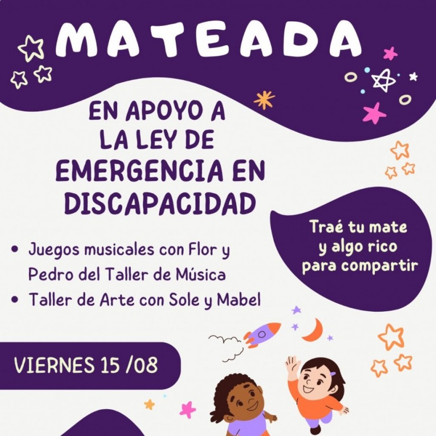 Mateada por la Ley de Emergencia en Discapacidad
