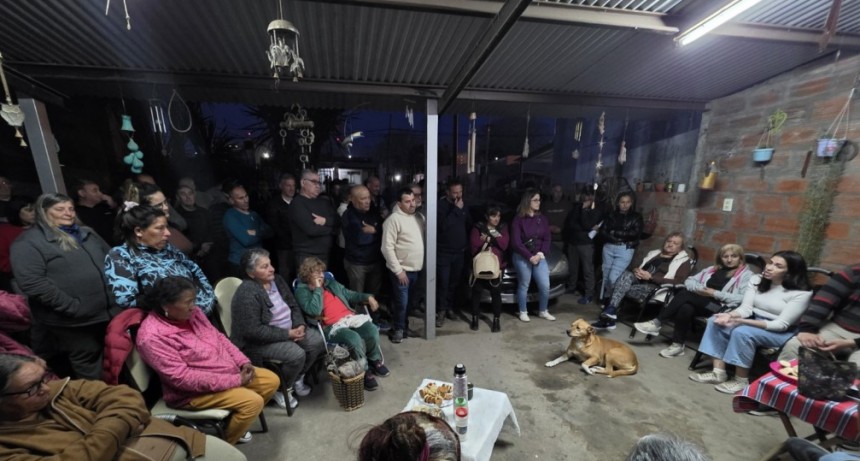 Con eje en el diálogo, Fuerza Patria Ramallo recorrió La Ribera y Villa Ramallo