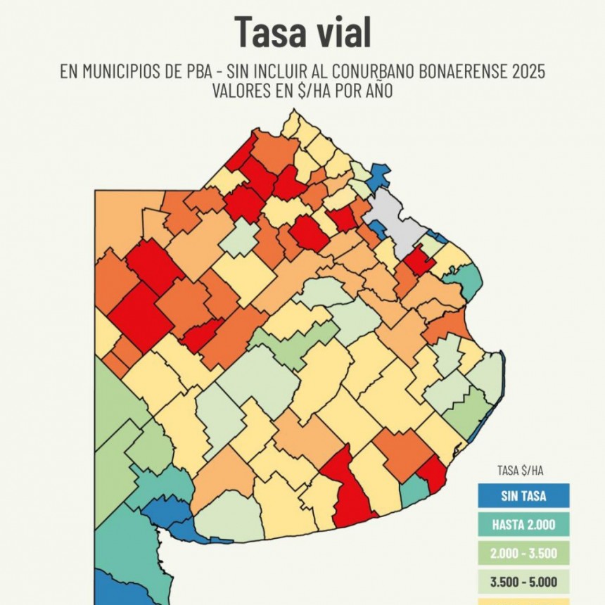 Ramallo entre los municipios con tasa vial media en la provincia