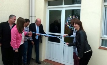 Inauguraron la Obra de Ampliaci&oacute;n del Jard&iacute;n Nro. 905 "Mariano Saavedra" de Villa General Savio