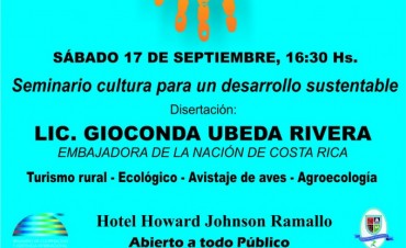  La embajadora de Costa Rica disertará en Ramallo