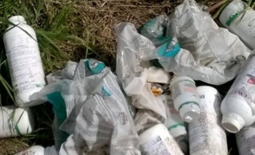 Pérez Millán: Hallan residuos de agroquímicos