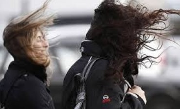Alerta por vientos intensos con ráfagas