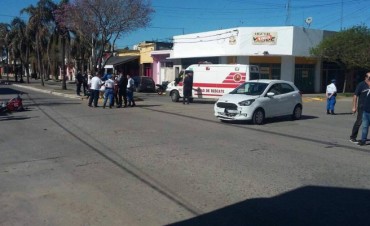 Villa Ramallo: Accidente en San Martín y Sarmiento