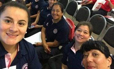 Una delegación de bomberos participa en las jornadas de Género y Derechos Humanos en Paraná
