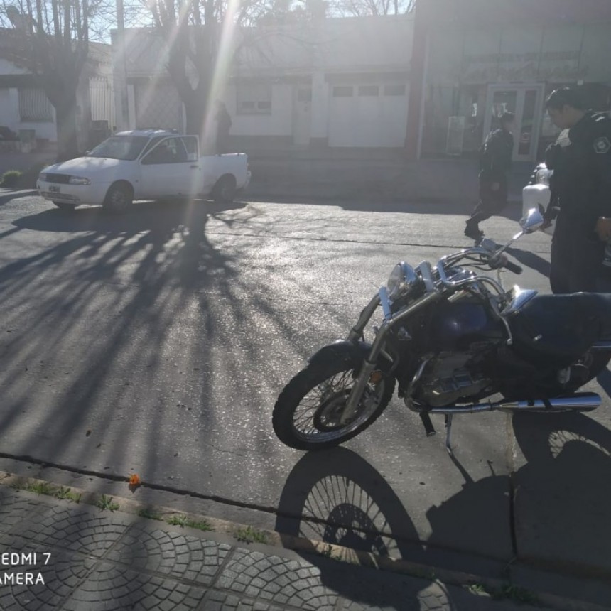 Villa Ramallo: Colisión en la Avenida San Martín