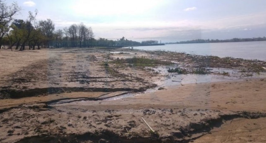 Continúa la bajante del río Paraná
