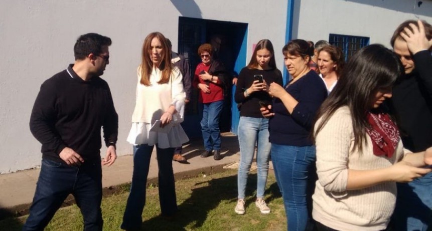 Vidal 'Pude saludarlo a Silvano Cattini, cumplimos con los vecinos para que se repavimente el acceso'