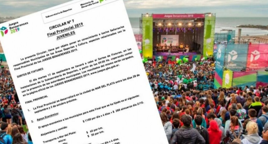 Los municipios deben costear el 70% de la final de los Bonaerenses