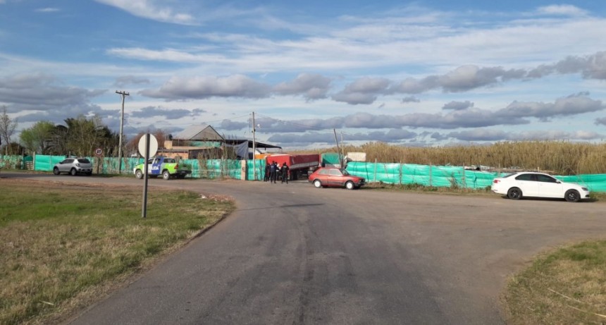 Procedimiento policial en ruta 9