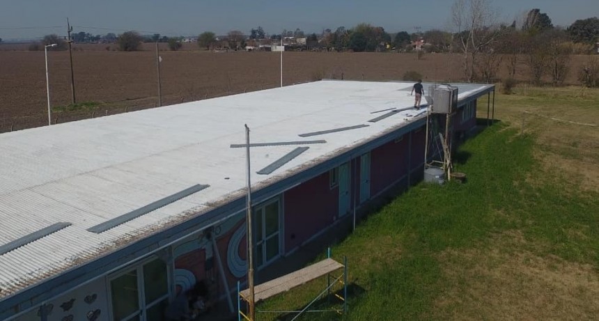 Comenzó la obra de reacondicionamiento en la Escuela Secundaria de Sánchez