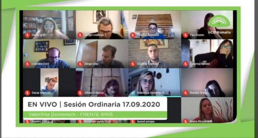 Sesionó el concejo deliberante