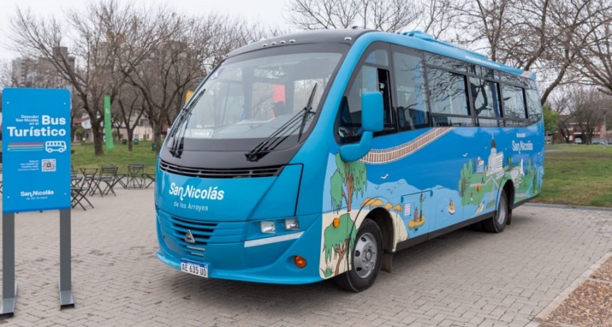 San Nicolás ya tiene su bus turístico 