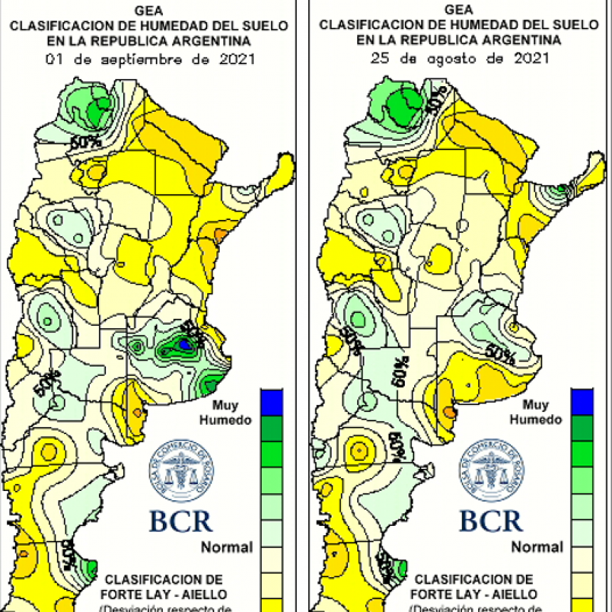 Las lluvias de septiembre salvan al trigo en la región núcleo 