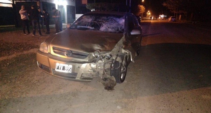 Colisión en Villa Ramallo