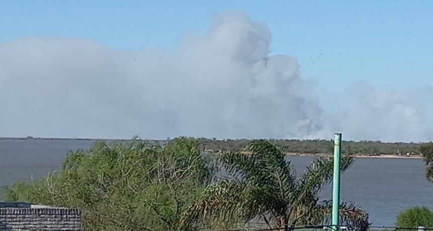 Volvió el humo a las islas entrerrianas