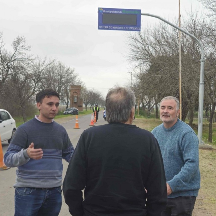 Ramallo refuerza la seguridad con lectores de patente: 