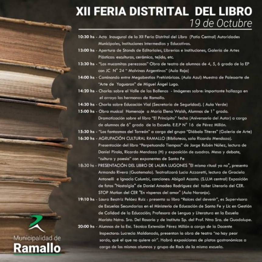 Se viene la XII Feria Distrital del Libro
