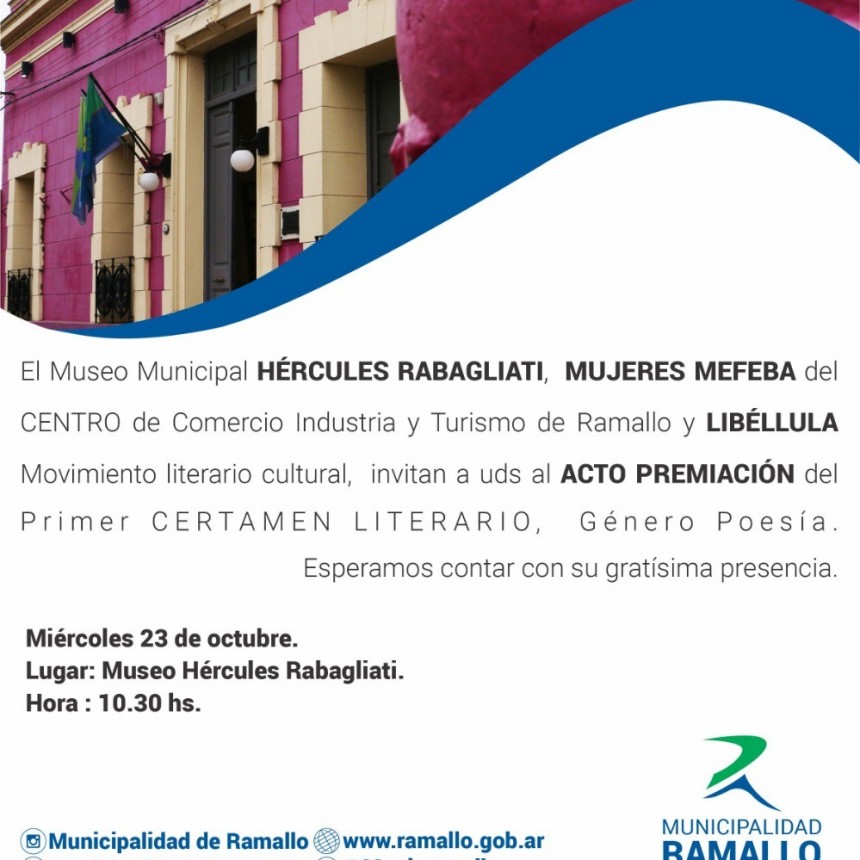 Ganadores del concurso literario