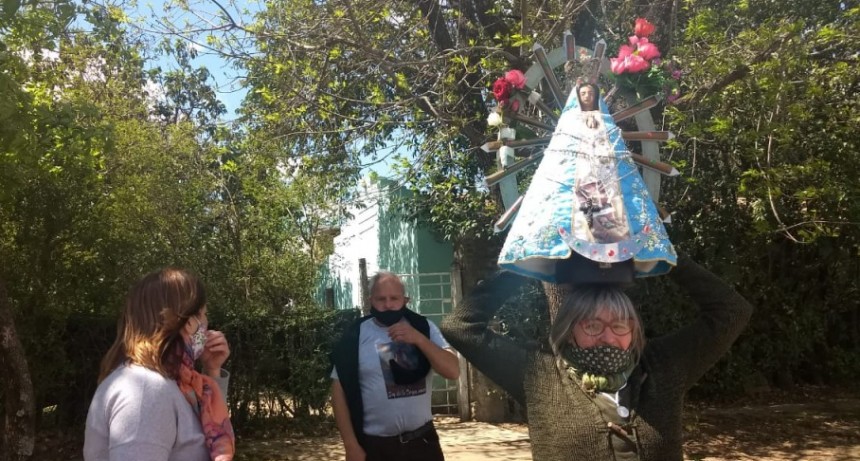 La Virgen de Luján peregrina por Ramallo