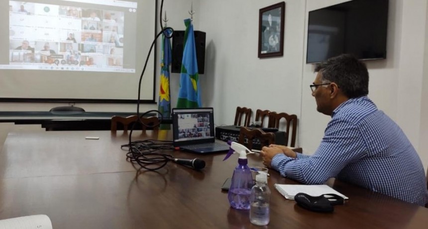 El Intendente participó de una reunión vía Google Meet con el Gobernador Axel Kicillof para analizar la situación sanitaria bonaerense