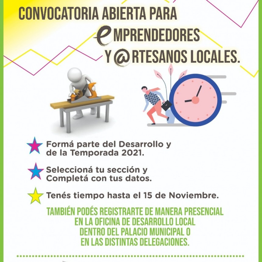 Convocatoria para emprendedores