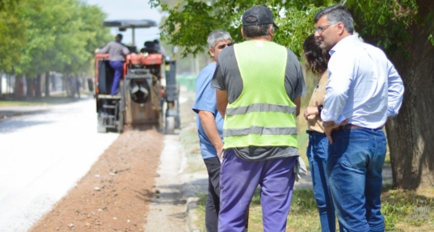 Llegó el día: comenzó la repavimentación de calle De Zabaleta