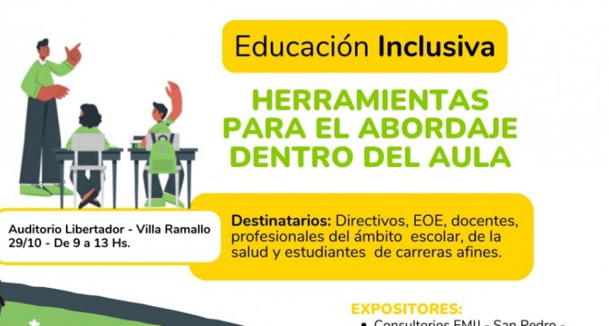 Jornada destinada a Directivos y Docentes. 