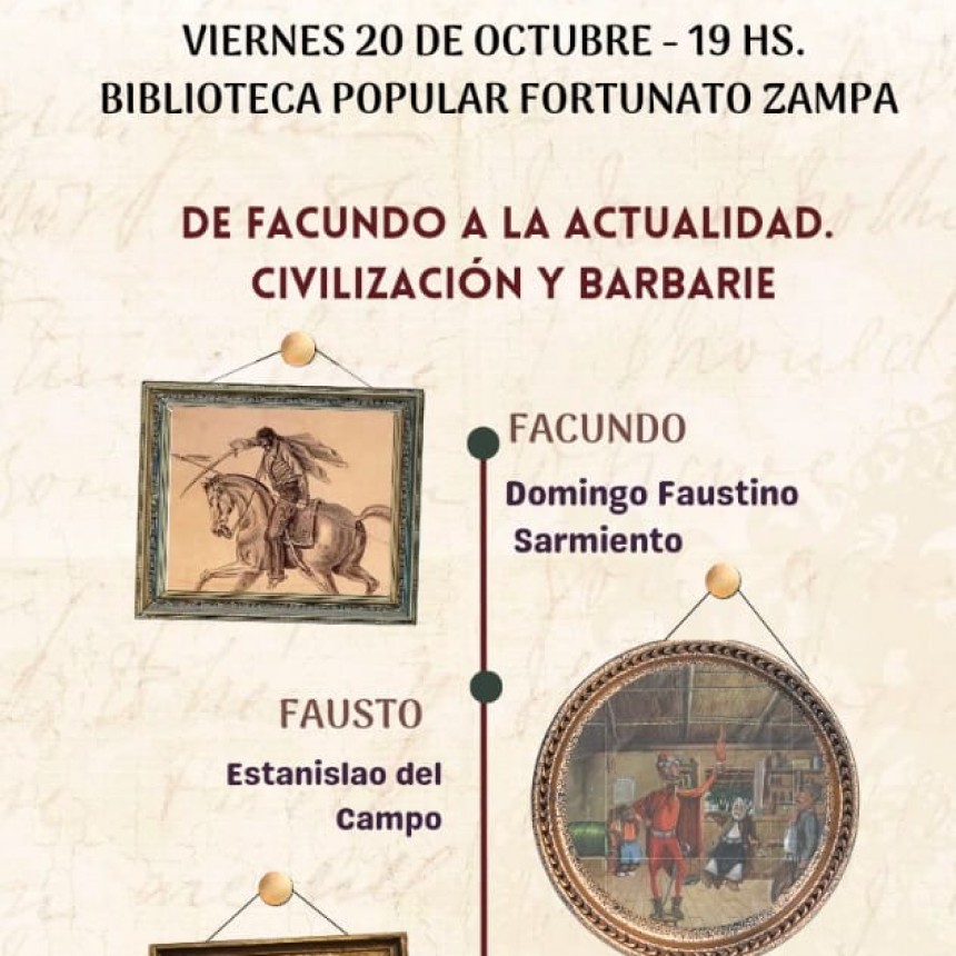 Jornada literaria en Villa Ramallo: del Facundo a la actualidad, un encuentro borgeano